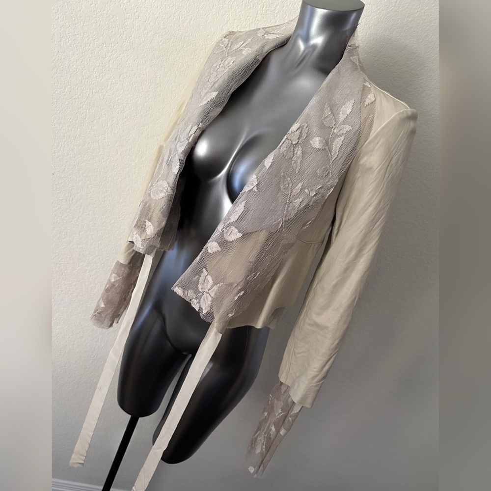 Ya-Ya Leather & Lace Jacket